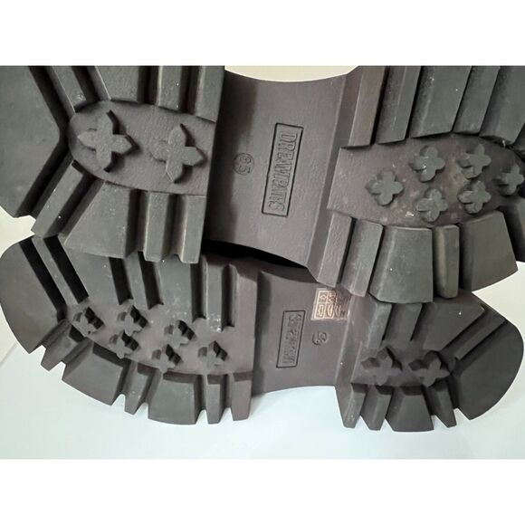 Dream Pairs faux brown smooth leather lug soled boots. Size 8.5. - Picture 7 of 11